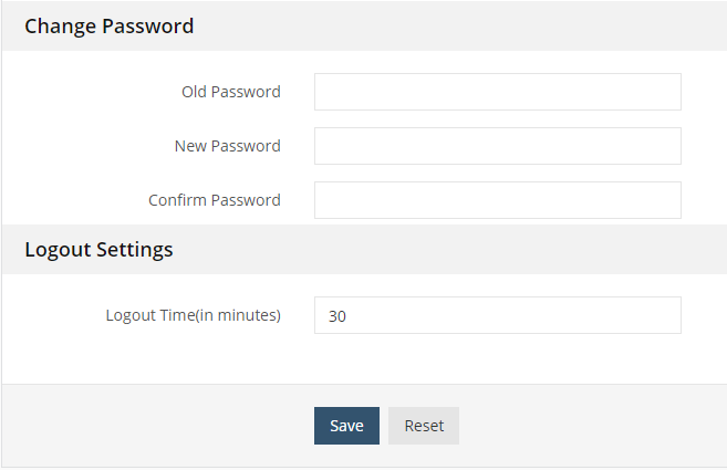 2Way KB Admin Profile Password Settings