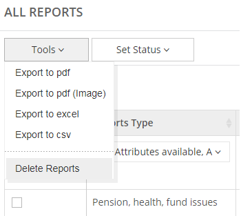 2Way KB Reports Delete Multiple